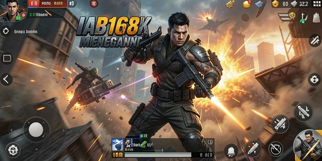 Tampilan screenshot FB168 menampilkan aksi mendebarkan dalam pertempuran.