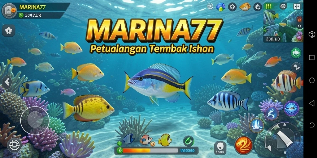 Skrinsut MARINA77 menampilkan momen menangkap ikan yang mendebarkan.